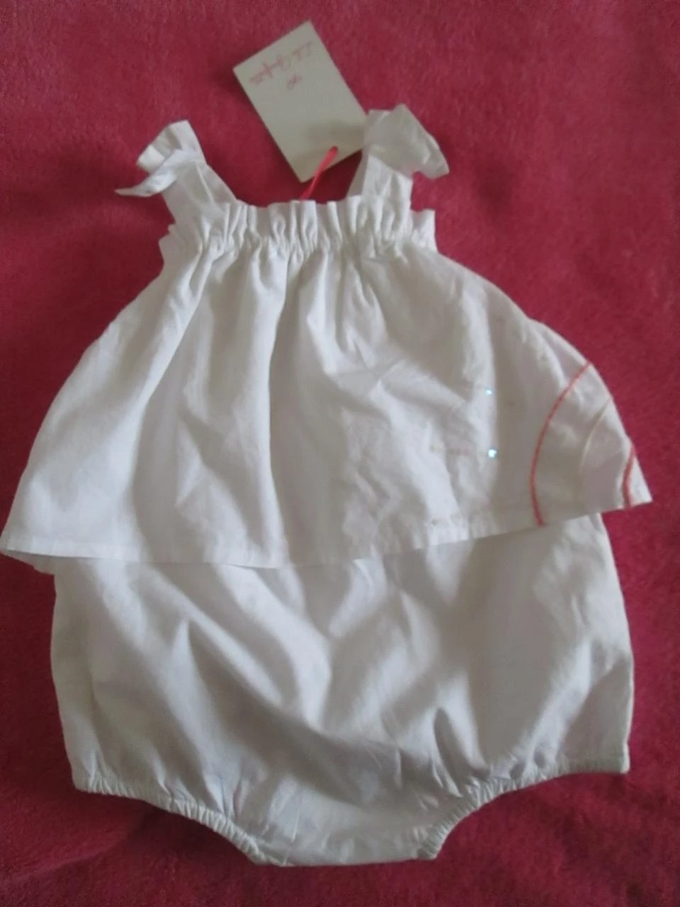 Blusa branca Lili Gaufrette – photo 5